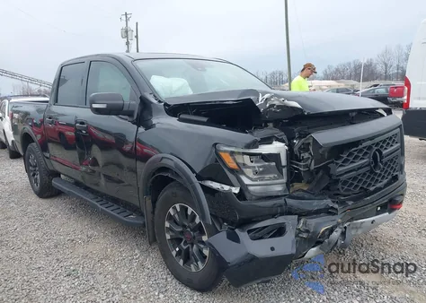 2024 Nissan Titan Pro-4X 4X4 z USA, uszkodzony, nr VIN 1N6AA1ED5RN100613